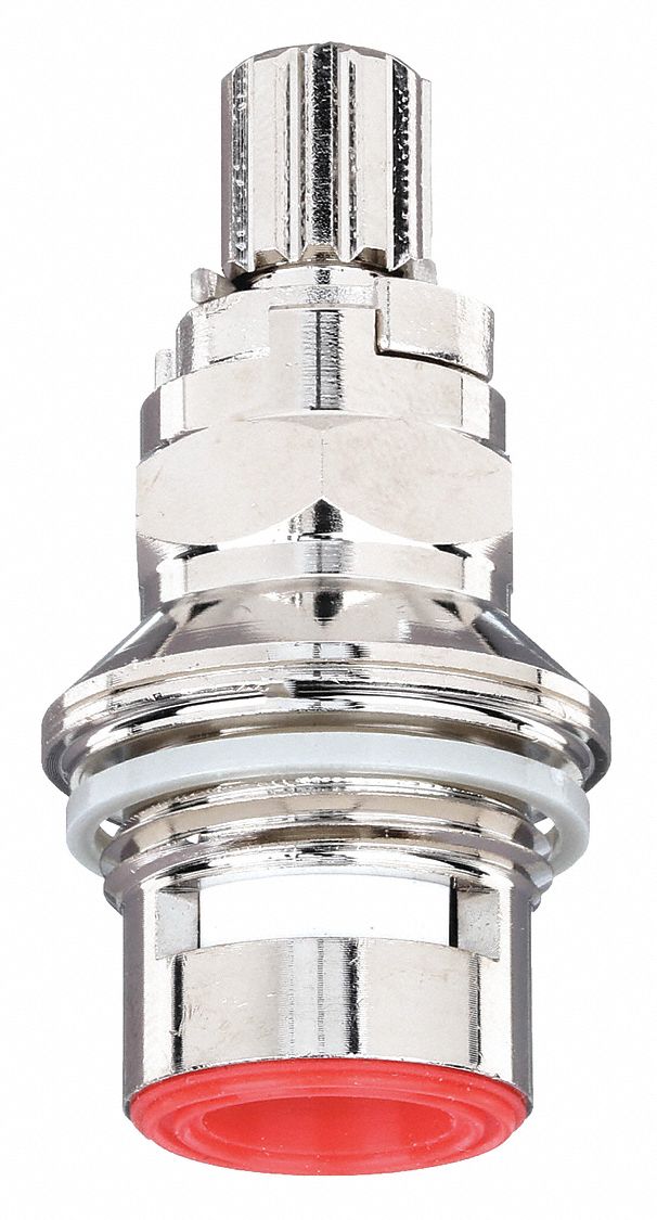 Stem: For Price Pfister AB1953 Series, Use with Hot Water, Brass, Chrome, Ceramic Disc