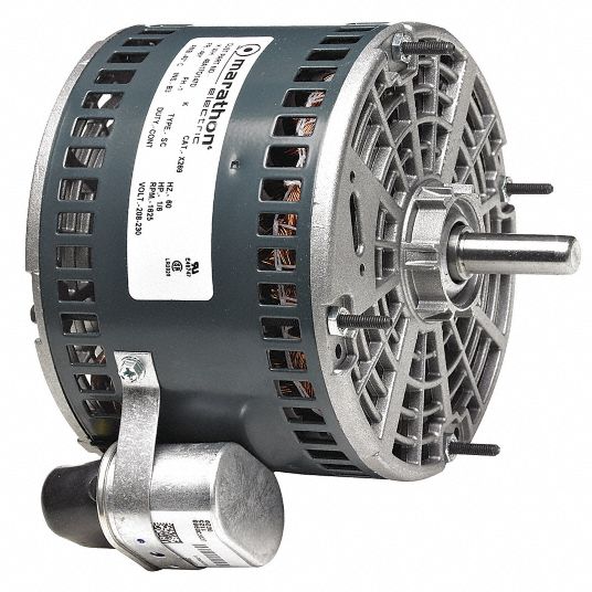 US MOTORS Condenser Fan Motor, 1/6 HP, Permanent Split Capacitor