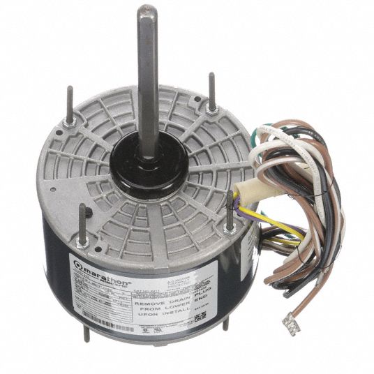 MARATHON MOTORS, Stud Mount, Totally Enclosed Air-Over, Condenser Fan ...