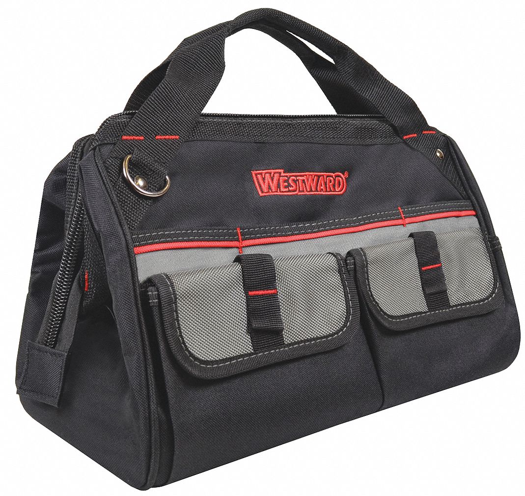 WESTWARD Bolsa para Herramientas Uso General 21 bolsillos Poliéster Negro -  Bolsas y Mochilas para Herramientas - 32PJ36