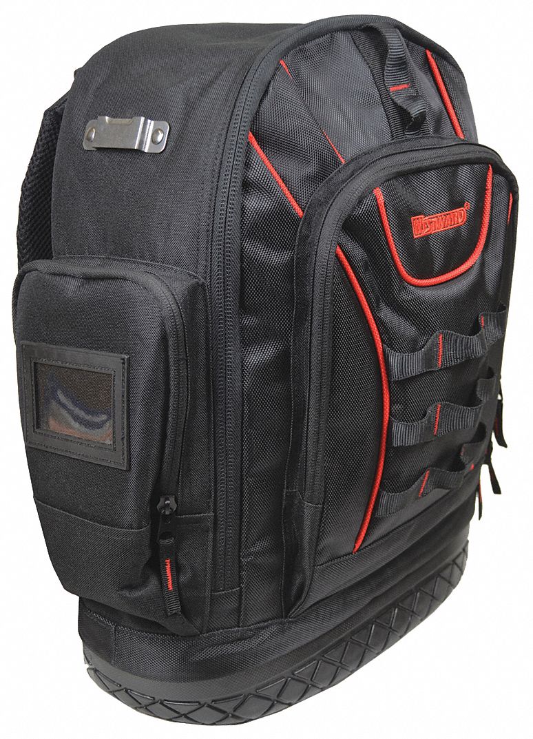 WESTWARD Polyester, General Purpose, Tool Backpack, Number of Pockets ...