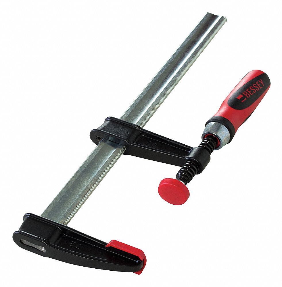 BESSEY Bar Clamp,12 in Max. Jaw Opening (In.),600 lb Nominal Clamping ...