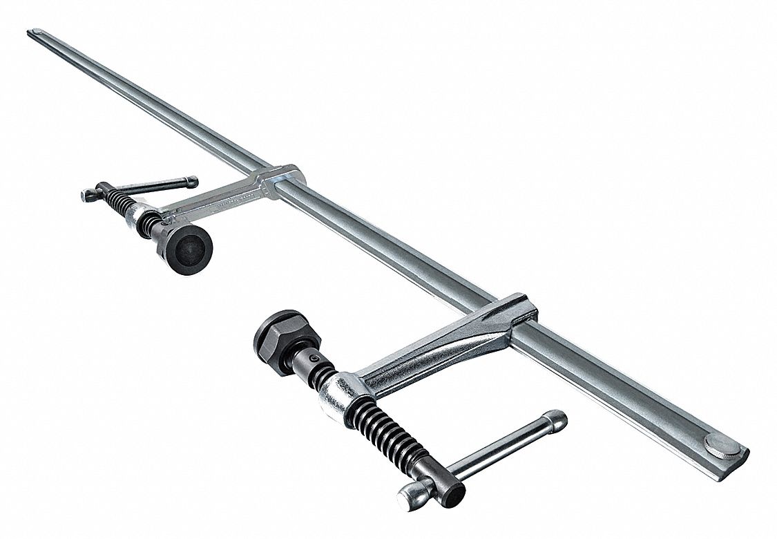 BESSEY 118 in (In.) Capacity Bar Clamp/Spreader 14 to 136 (In