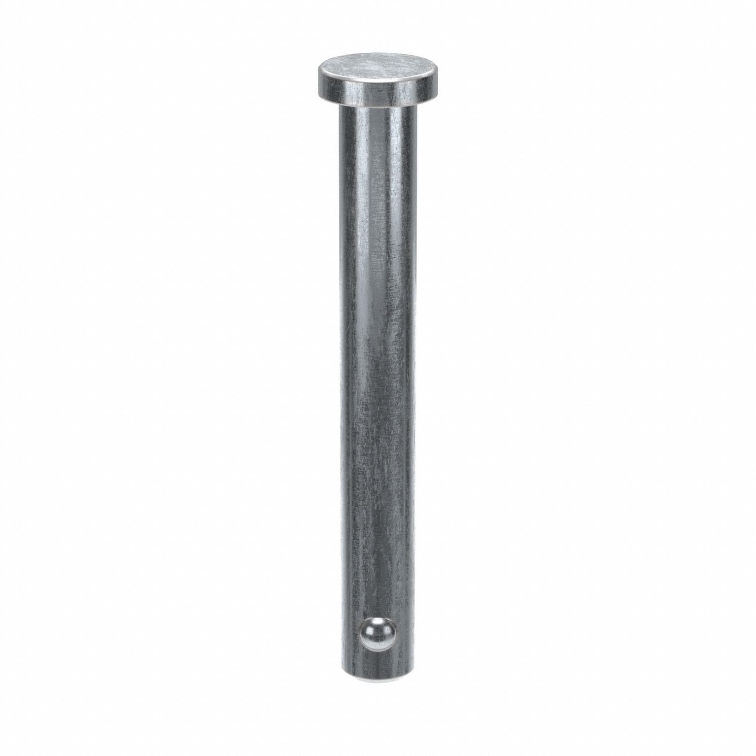 Clevis Pin, 2 in L, Steel 0.25 in dia, PK10: Inch, 1/4 in Pin Dia, 2 in Shank Lg, Steel, Headed, 10 PK