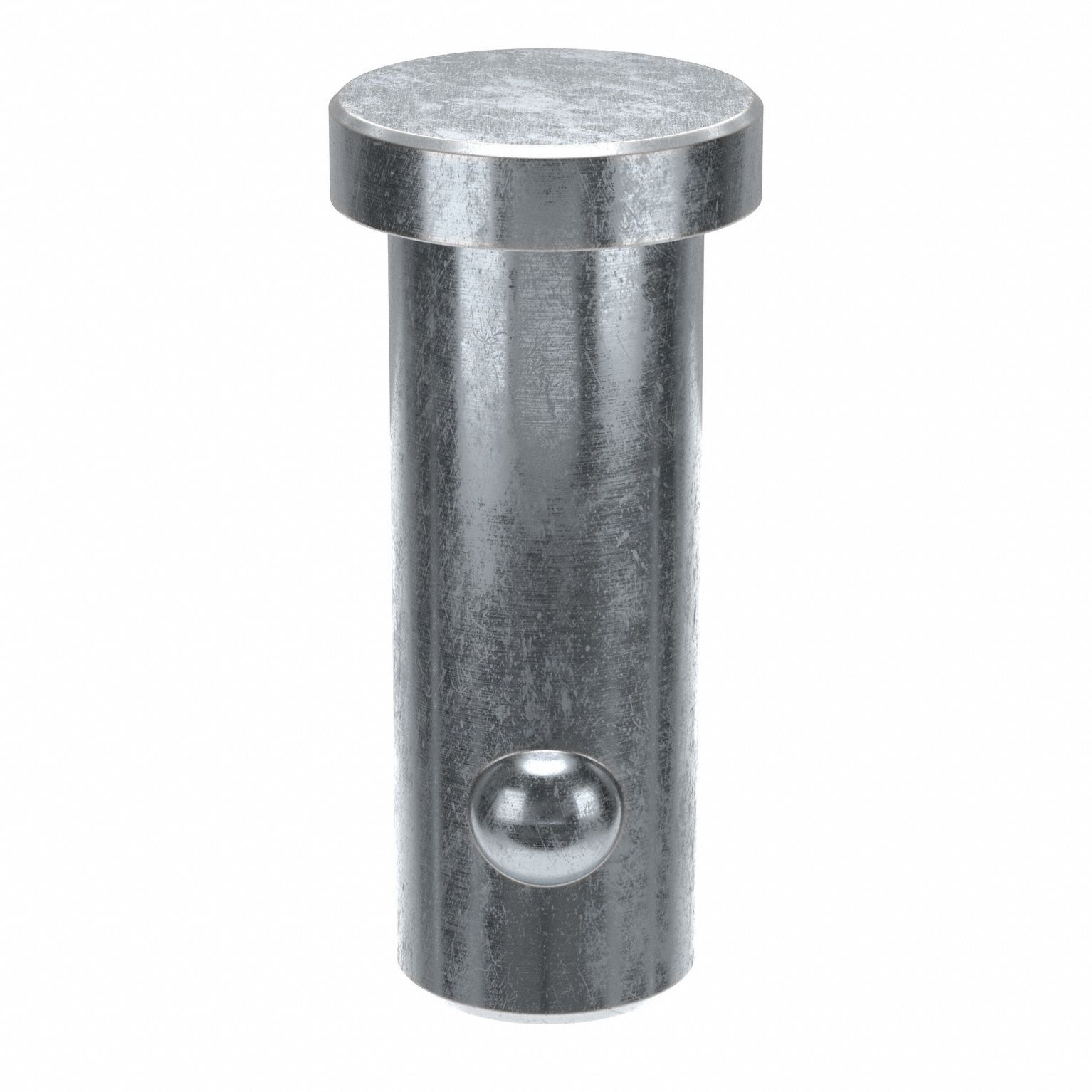 Clevis Pin, 1 in L, Steel 0.375in dia, PK10: Inch, 3/8 in Pin Dia, 1 in Shank Lg, Steel, Headed, 10 PK
