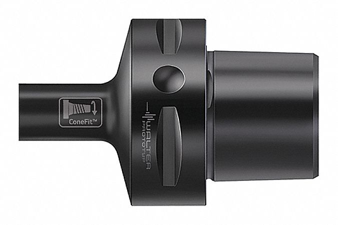 Exchangeable Mill Head Holder: E10 Connection Size, 72.00mm Overall Lg, Weldon Flat