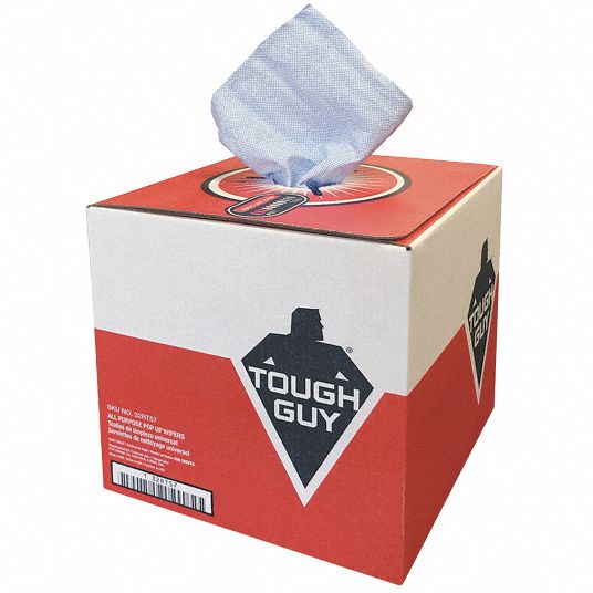 TOUGH GUY Dry Wipe Roll, Tough Guy G40, 9 in x 12 in, Number of Sheets