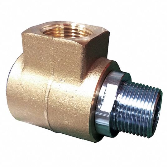 Speedaire PN31XG6701G Swivel, 90 Deg, Brass, SS, 3/4 FNPT Inlet