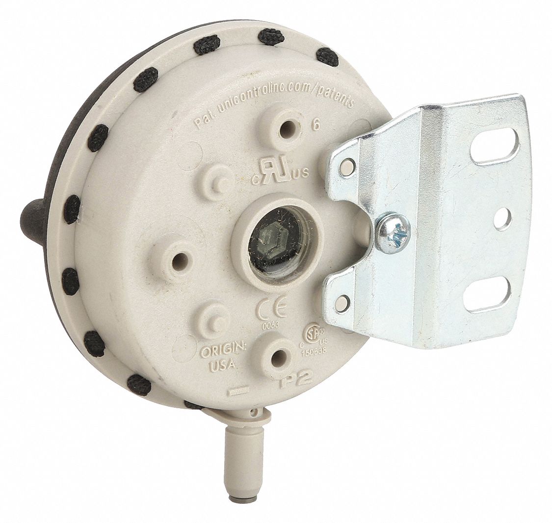 DAYTON Air Pressure Switch Std. Alt. 0-4999 ft.: For  GG105/GG120/RF090/TF175/TF200/TF250