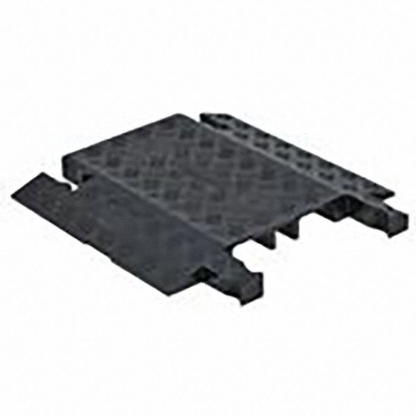 CABLE PROTECTOR, 1 CHANNEL, 1 13/40 IN MAX CABLE D, 19¾ IN W, 1⅞ IN H, 18 IN L, GD3-DO-B