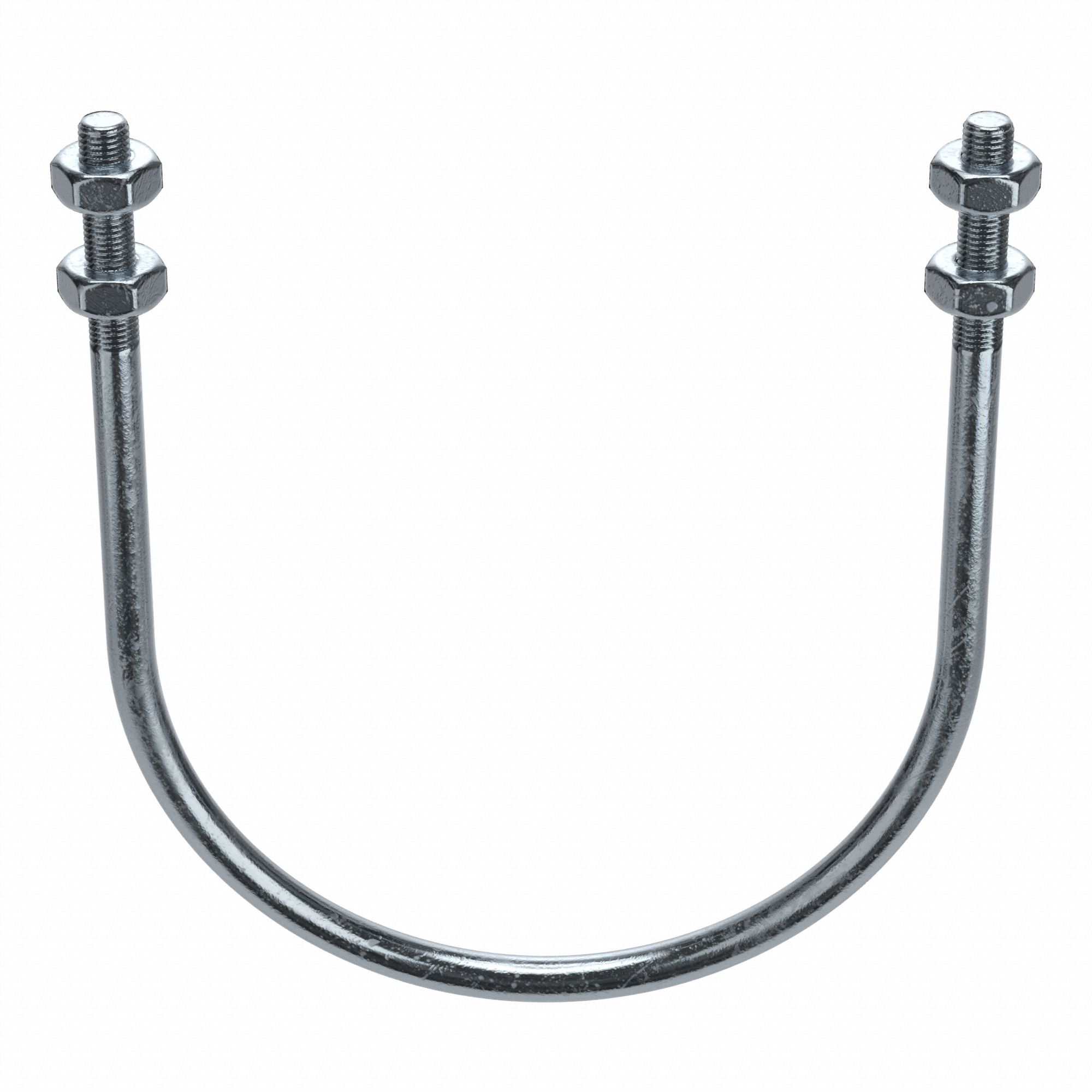 STANDARD U-BOLT, STEEL, ZINC PLATED, ⅞