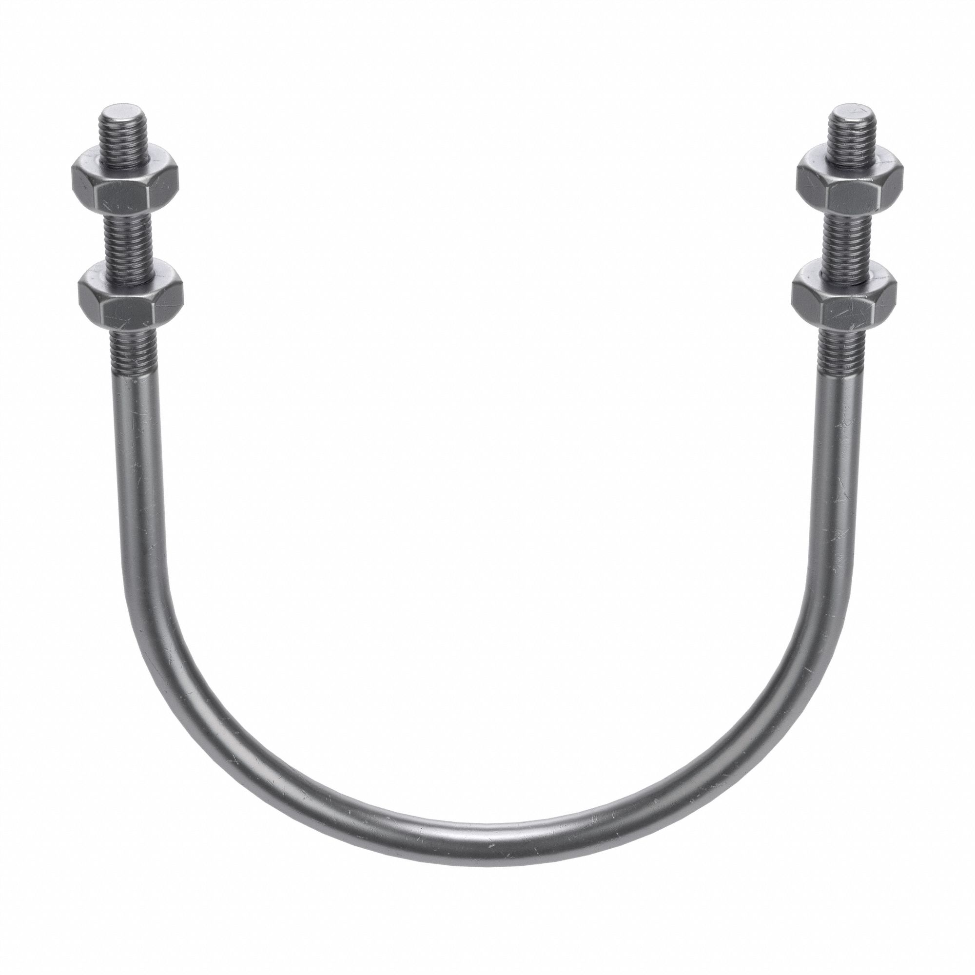 STANDARD U-BOLT, STEEL, PLAIN FINISH, ⅝