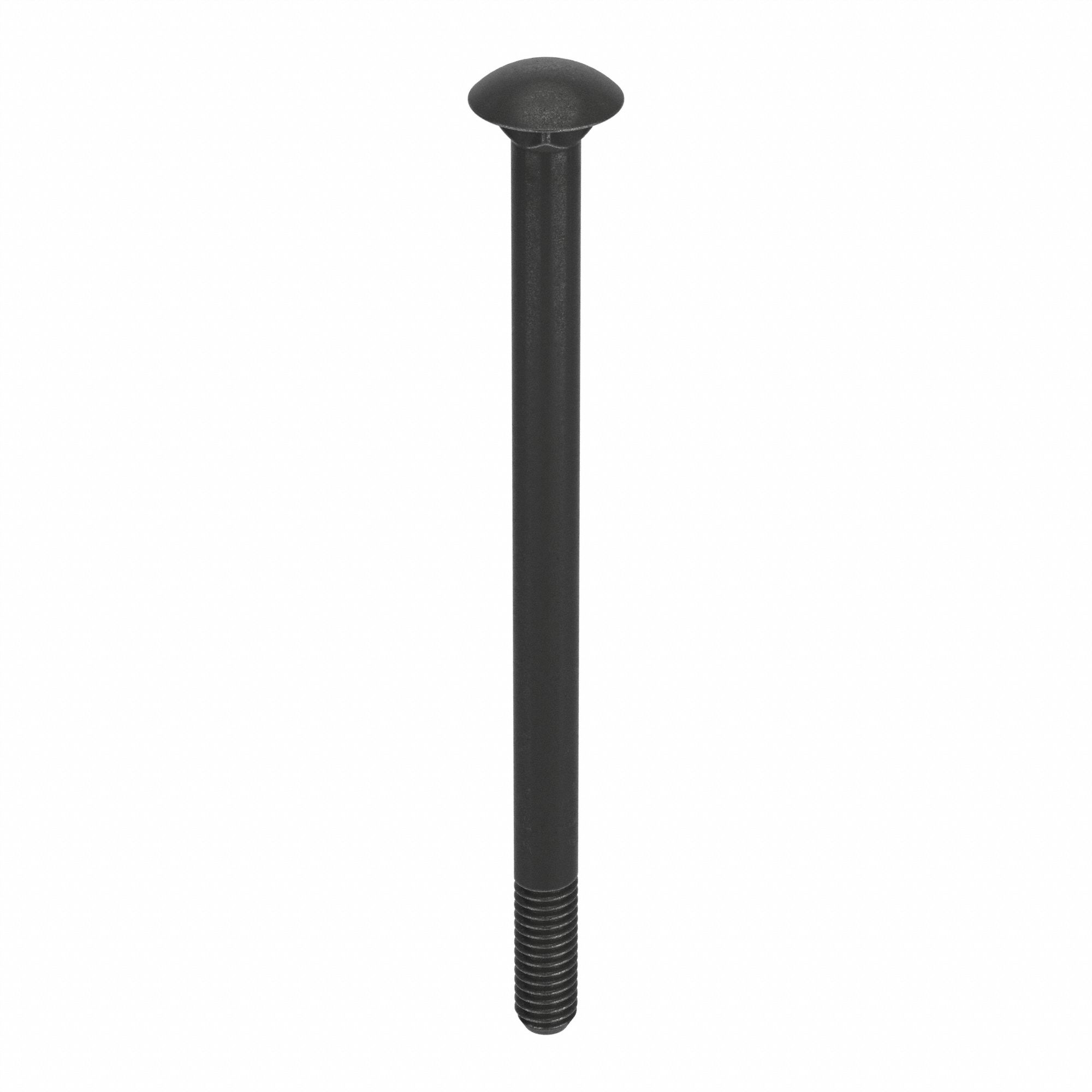 CARRIAGE BOLT, SQUARE, STEEL, UNC, GRADE 2, BLACK OXIDE, ¼