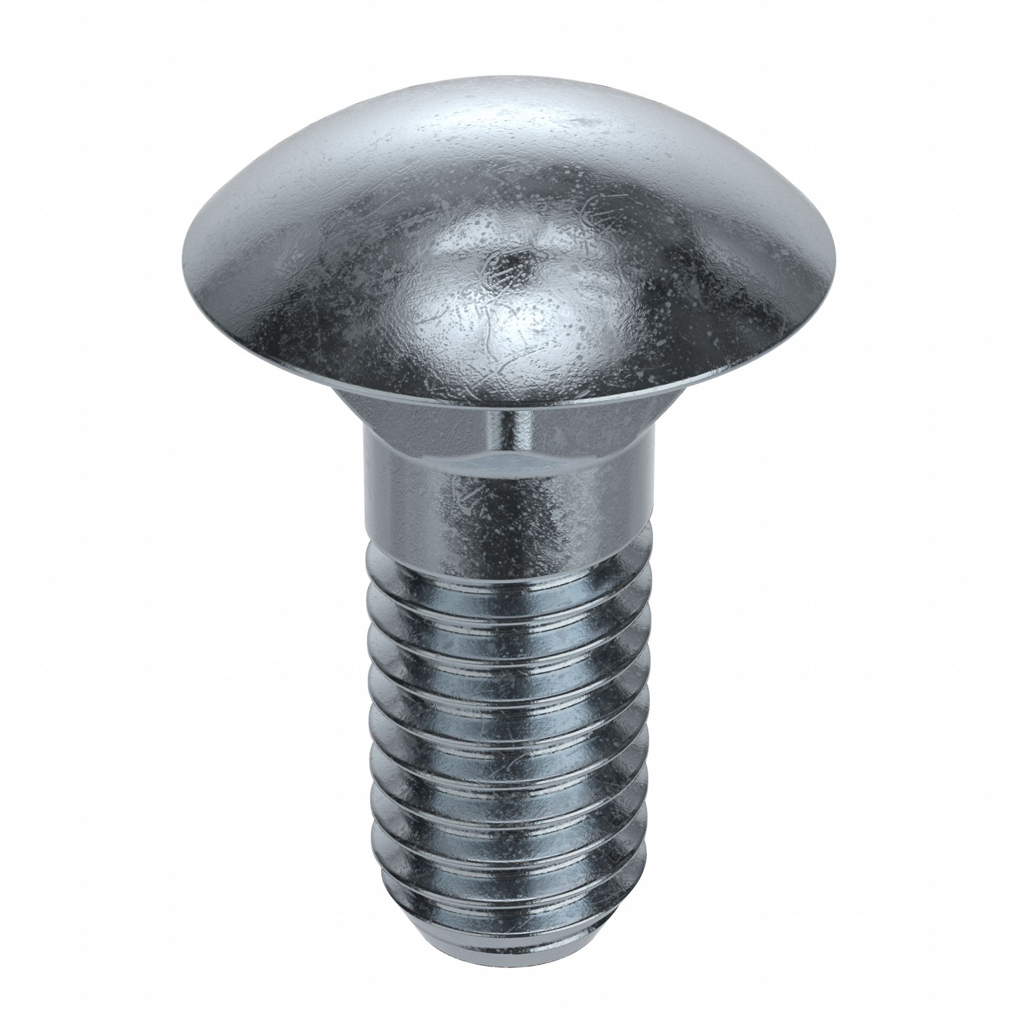 CARRIAGE BOLT, SQUARE, STEEL, UNC, GRADE 2, ZINC PLATED, ⅜