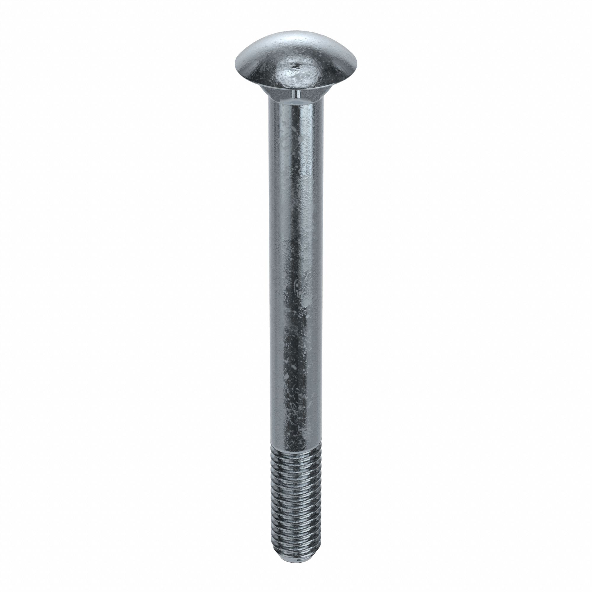 CARRIAGE BOLT, SQUARE, STEEL, UNC, GRADE 2, ZINC PLATED, ⅜