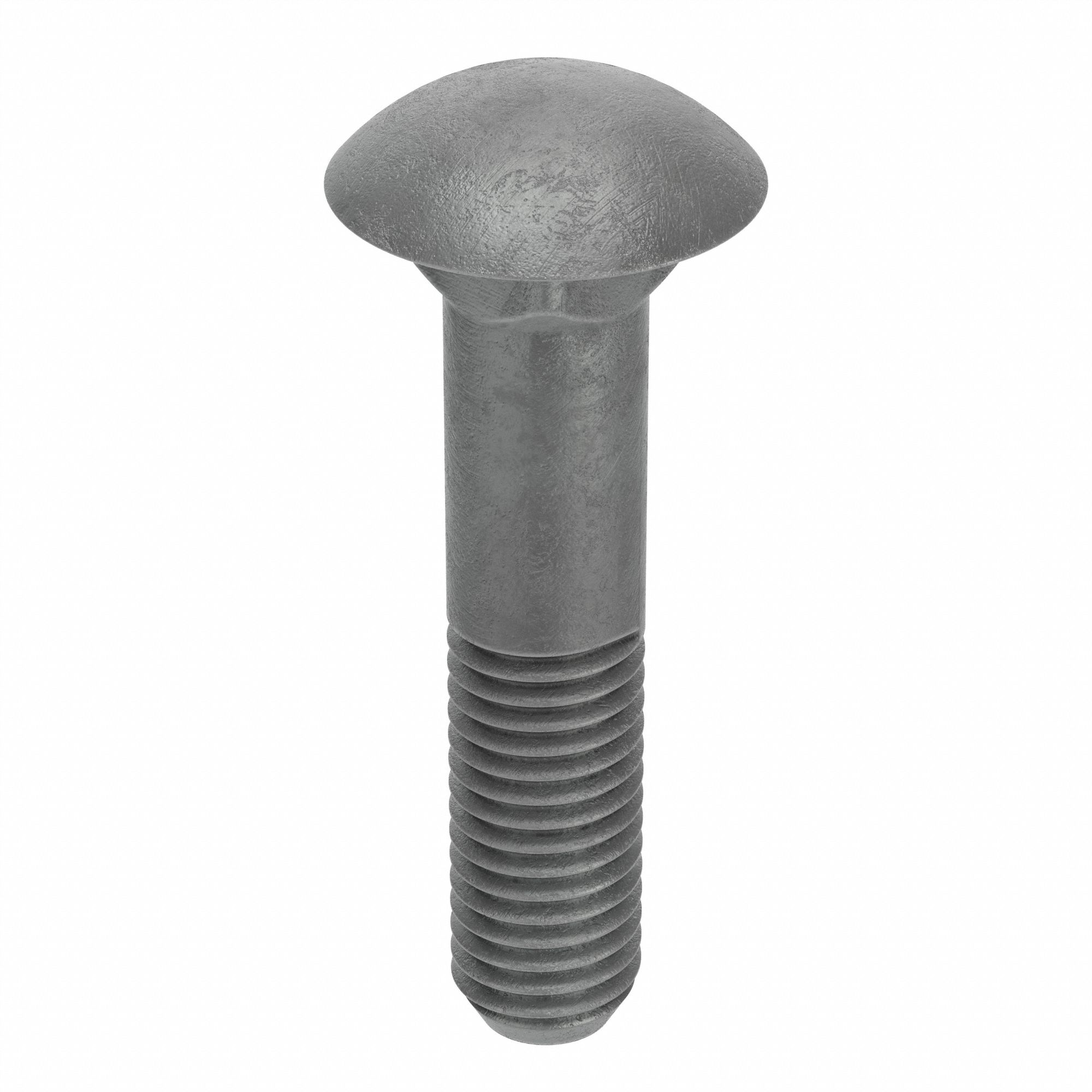 CARRIAGE BOLT, SQUARE, STEEL, GRADE 2, HOT DIPPED GALVANIZED, 5/16"-18 THREAD, INCH, 100 PK