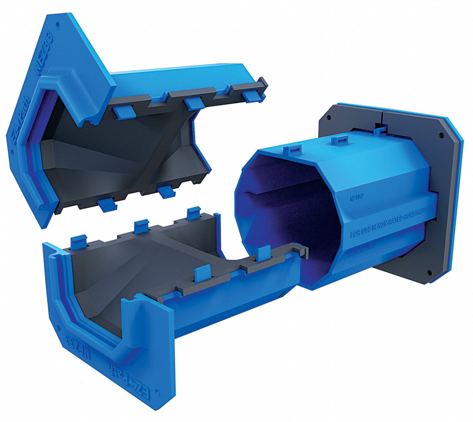 STI Smoke and Acoustical Pathway Device: 4 in Lg, 4 1/2 in Wd, 4 1/2 in ...