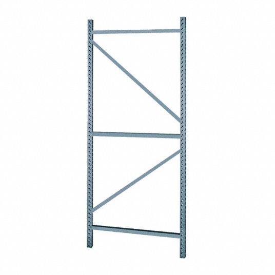 LYON, 72 in Overall Ht, 14 ga, Bulk Storage Upright Frame - 32TM91 ...