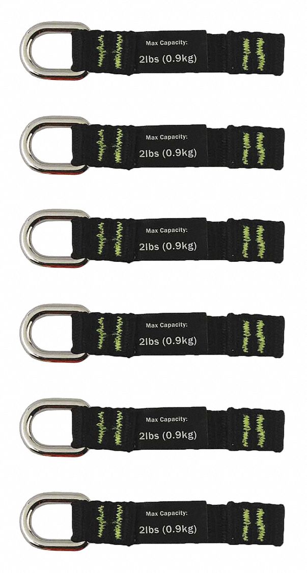 Tool Tether: For Hand Tools, Strap, Tape-On, Steel, 2 lb Capacity