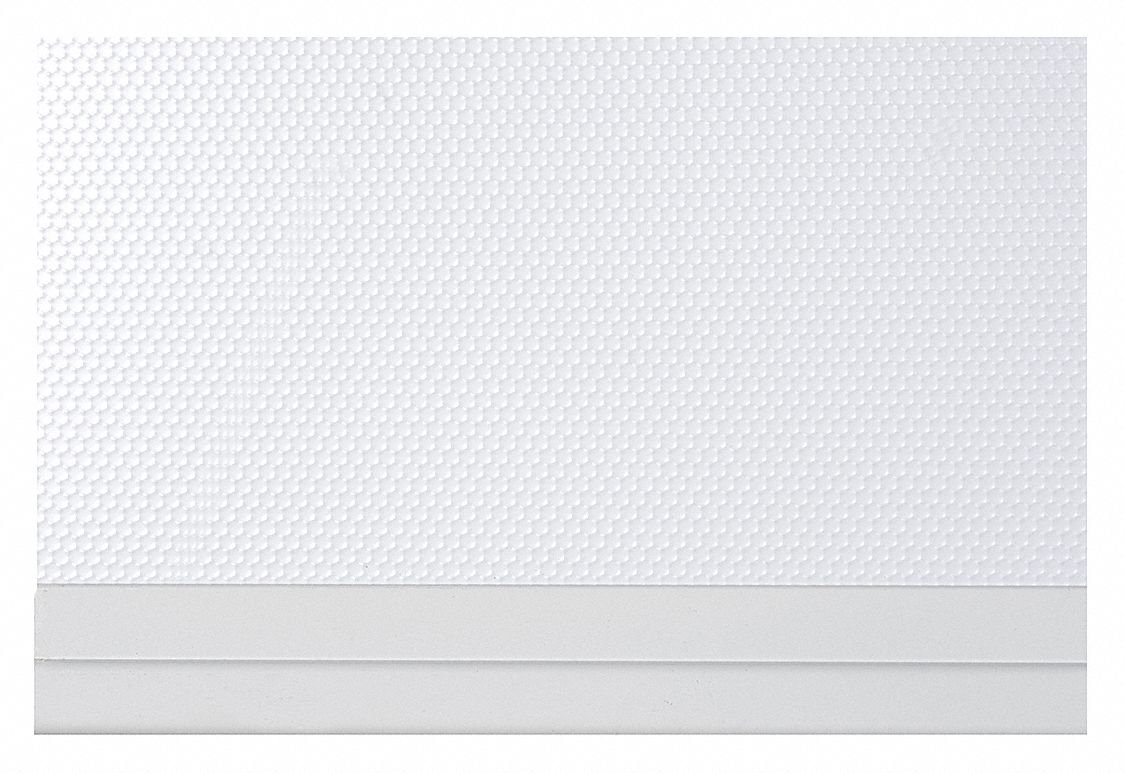 Window Shade: 72 in Ht, 72 in Wd, 2 1/2 in Thick, Cordless Manual, White, Polyester