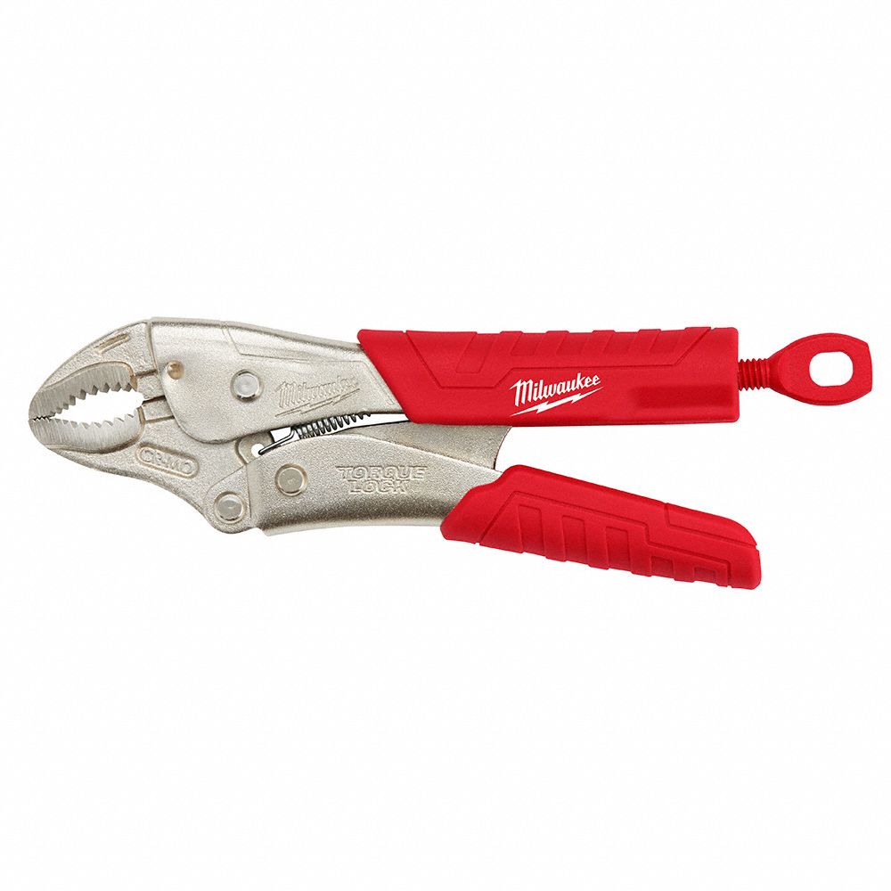 Locking Plier, Comfort Grip, 7" L