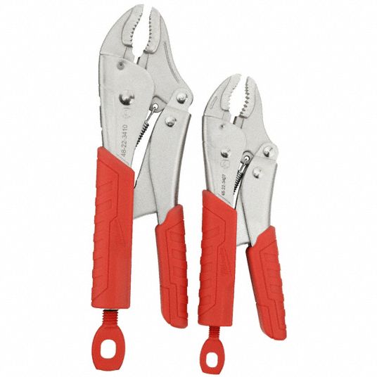 Milwaukee Torque Lock Curved Jaw Locking Pliers Set