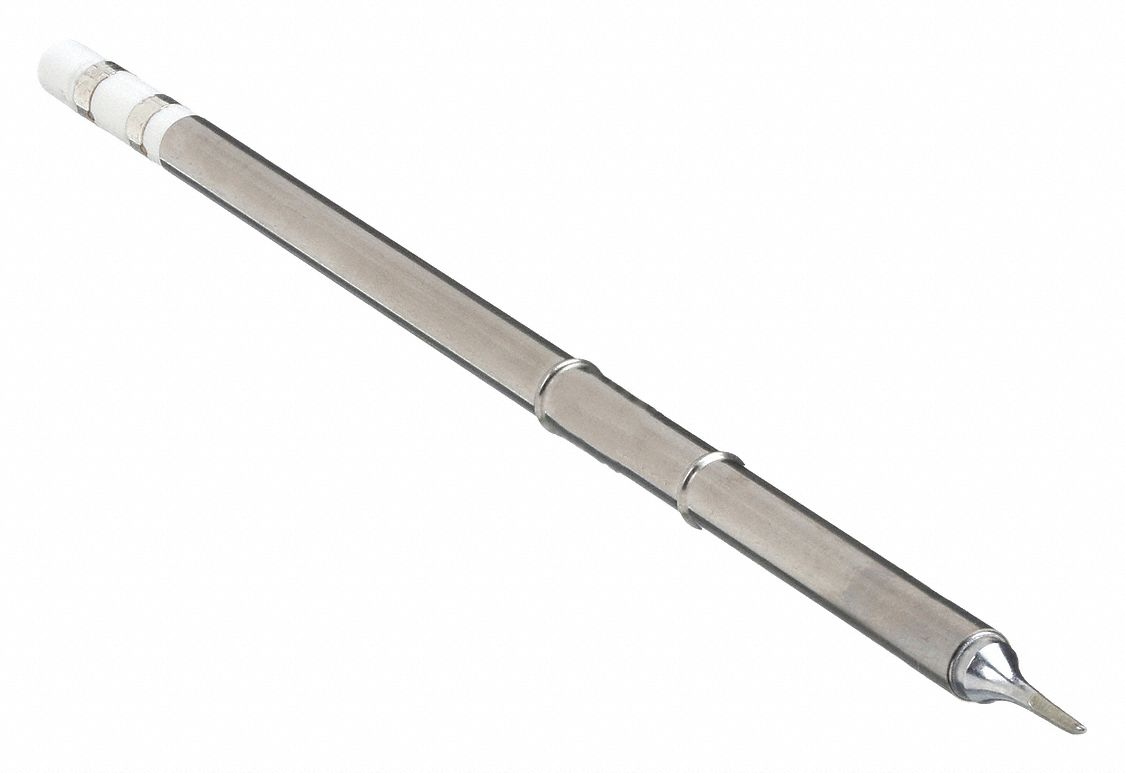Soldering Tip: T15 Series, Bevel, 1 mm W, 12 mm Lg
