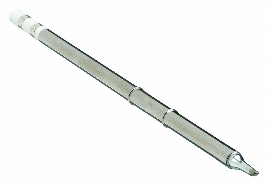 Soldering Tip: T15 Series, Bevel, 1.7 mm W, 18 mm Lg