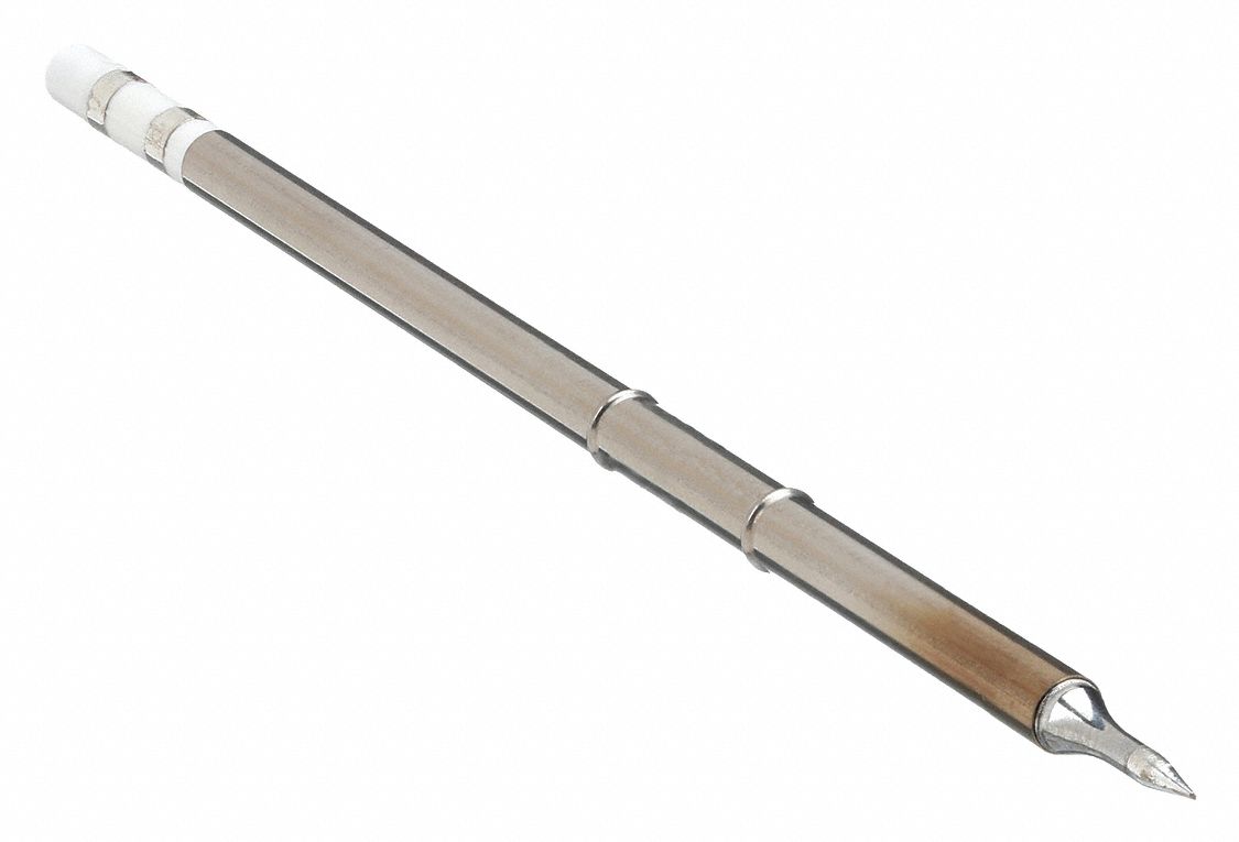 Soldering Tip: T15 Series, Conical, 0.4 mm W, 14 mm Lg