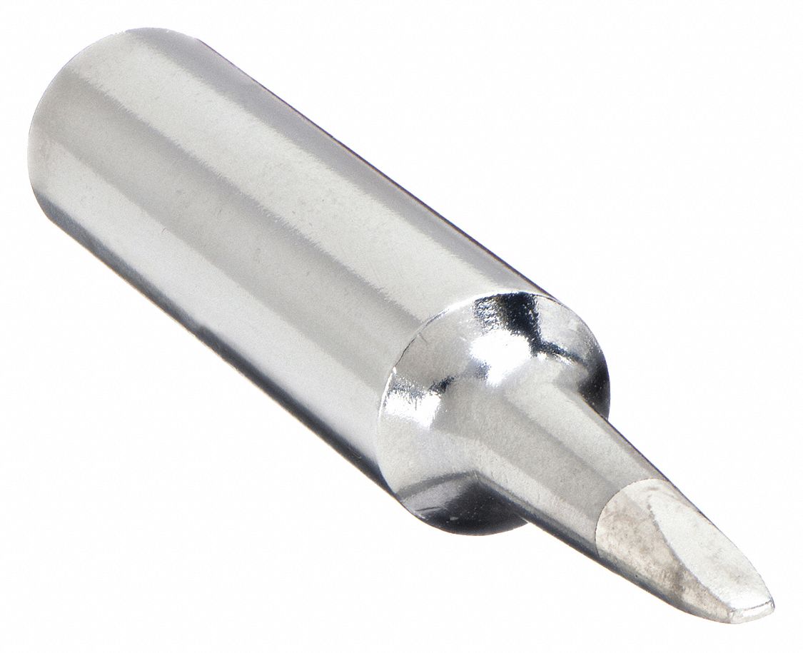Soldering Tip: T18 Series, Chisel, 1.2 mm W, 15.5 mm Lg