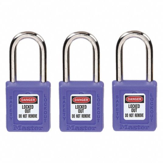 MASTER LOCK, Keyed Alike, Thermoplastic, Lockout Padlock - 32U992 ...