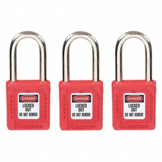 Master Lock Safety Lockout Padlocks:Facility Safety and  Maintenance:Lockout-Tagout