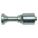 HYDRAULIC HOSE FITTING, BARB, SER 77U, CRIMP, STRAIGHT, FLANGE HEAD, 2 IN, ST
