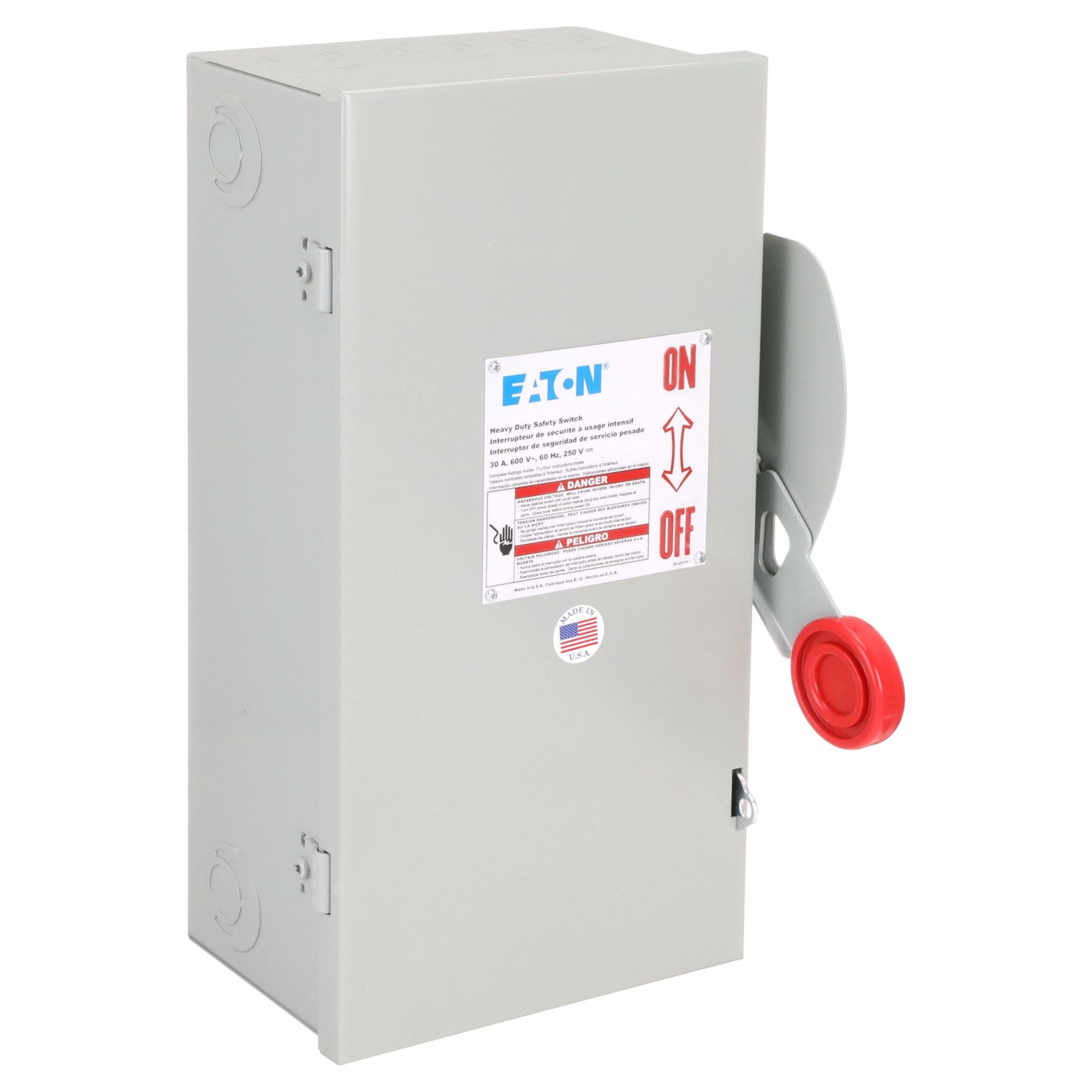 EATON, Fusible, 30 A, Safety Switch 32UJ58DH361FGK Grainger