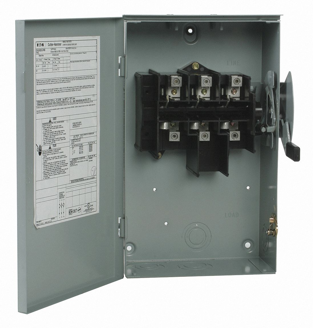 EATON, Non-Fusible, 60 A, Safety Switch - 32UJ84|DG322UGB - Grainger