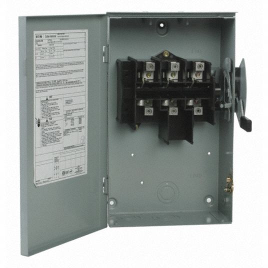 EATON, Non-Fusible, 60 A, Safety Switch - 32UJ84|DG322UGB - Grainger