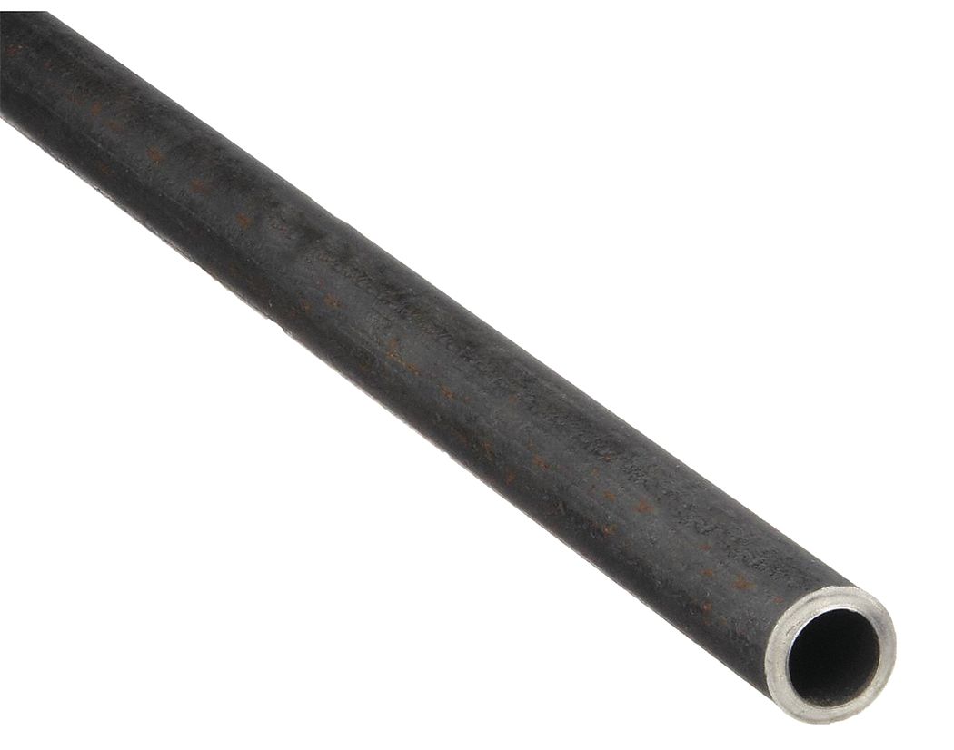 PIPE: BLACK ANODIZED STEEL, ¾ IN NOMINAL PIPE SIZE, 6 FT L, UNTHREADED, SCHEDULE 80, WELDED