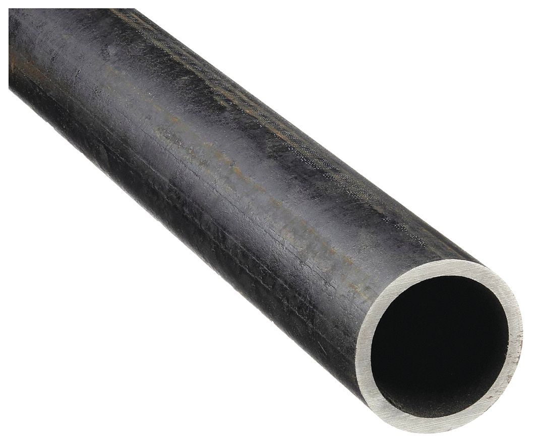 NIPPLE: BLACK ANODIZED STEEL, 3 IN NOMINAL PIPE SIZE, 12 IN L, UNTHREADED, SCHEDULE 80, MALE