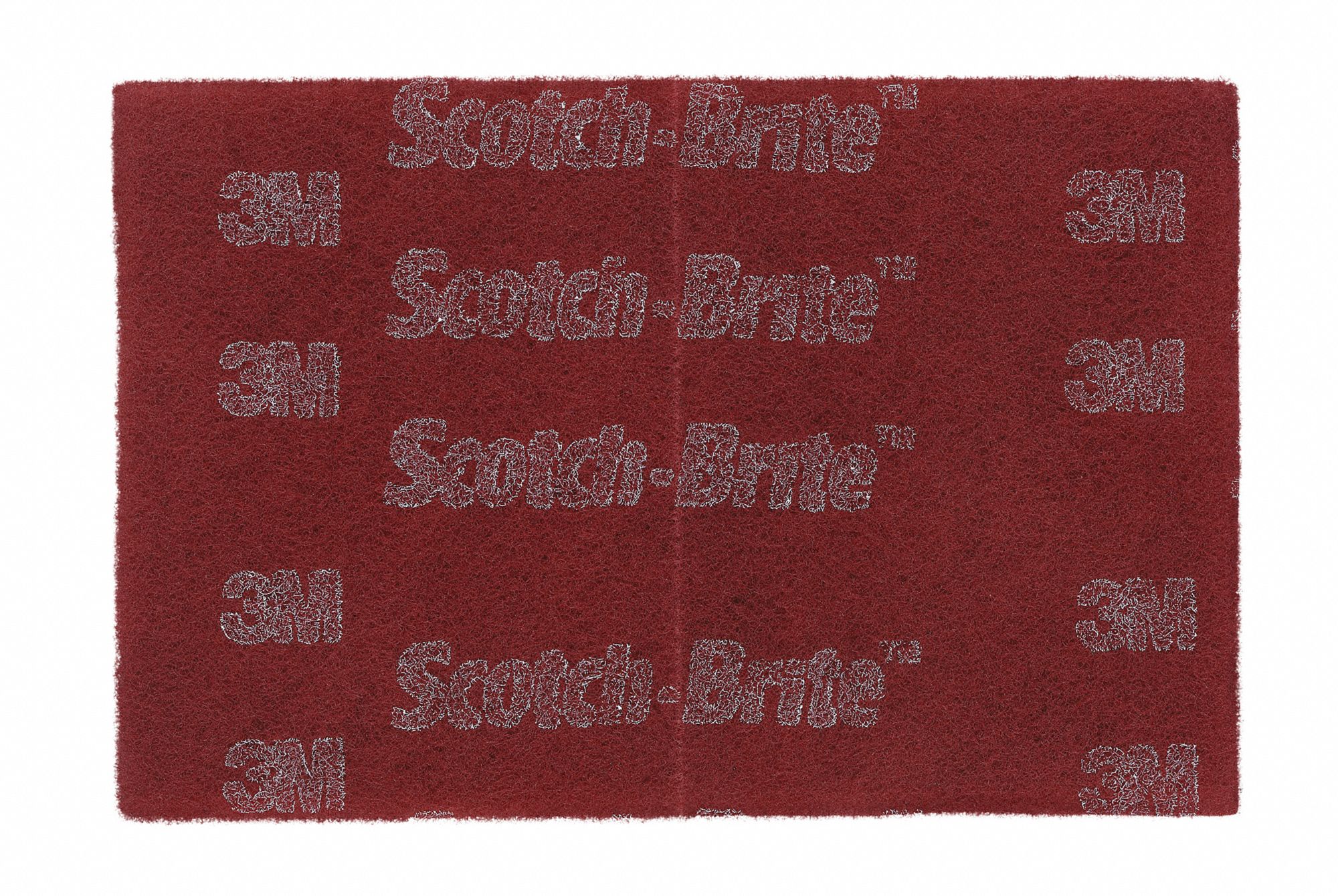 Sanding Hand Pad: 6 in x 9 in, Aluminum Oxide, Very Fine, Maroon, 7447 Pro, 60 PK