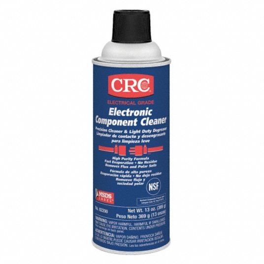 CRC Electronics Cleaner, 13 oz Aerosol Can, Unscented Liquid, 1 EA