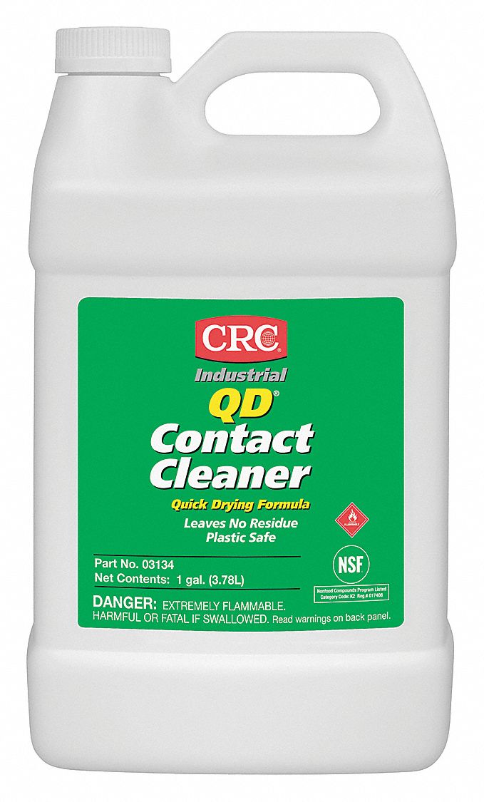 CRC Contact Cleaner, 1 gal Jug, Unscented Liquid, 1 EA 32UN5803134 Grainger