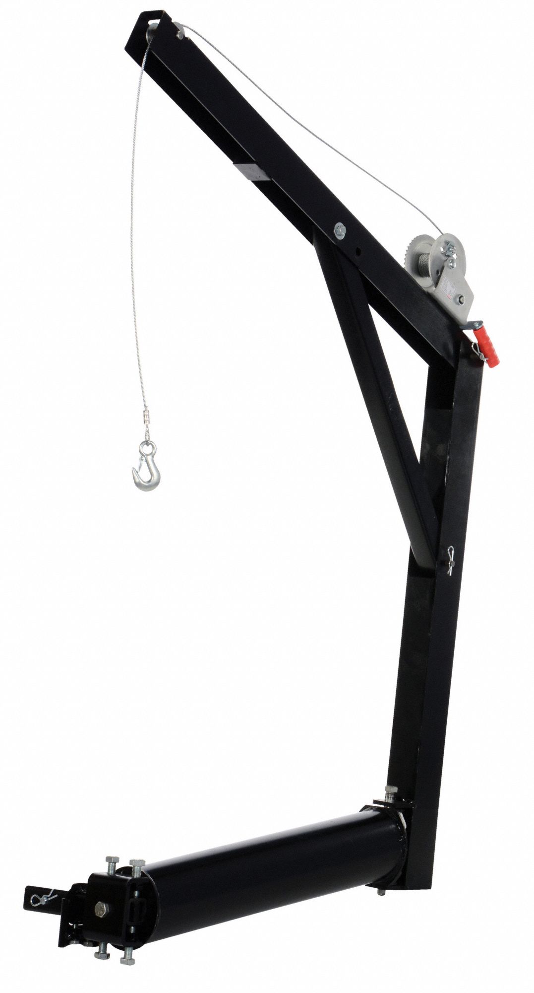 VESTIL Davit Crane, 600 lb, Reach 47 in, Lift Range 0 in to 84 in ...