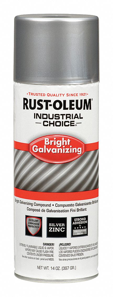 Rust-Oleum 7271830 - Pintura en aerosol metálica antióxido, 11 onzas, color  plateado