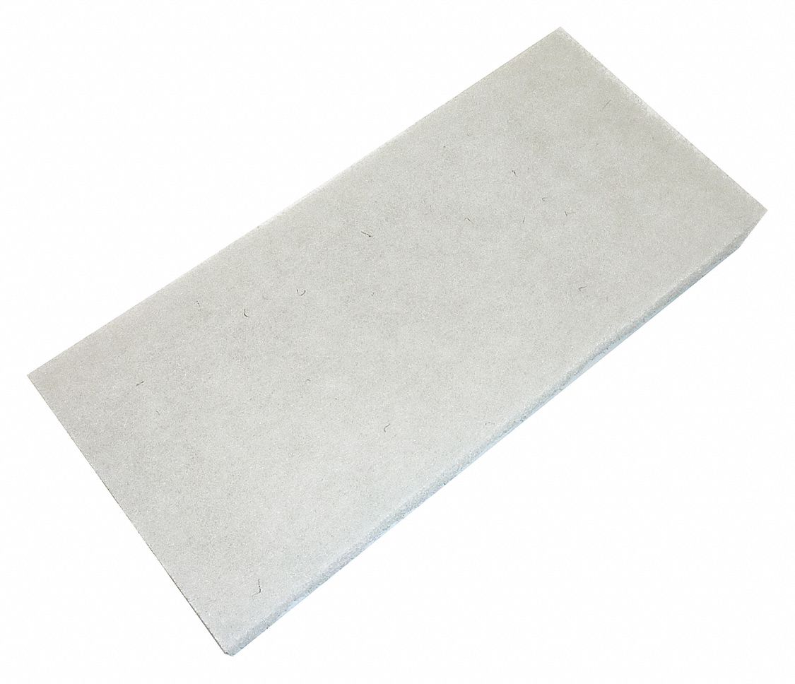SCRUB PAD,8 IN L,WHITE