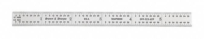 Flexible Rule, Inch,