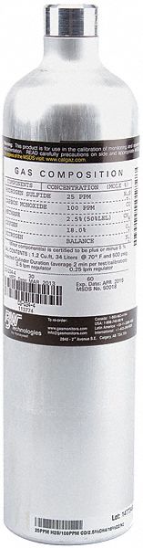 CALIBRATION GAS SO2 34L 10PPM