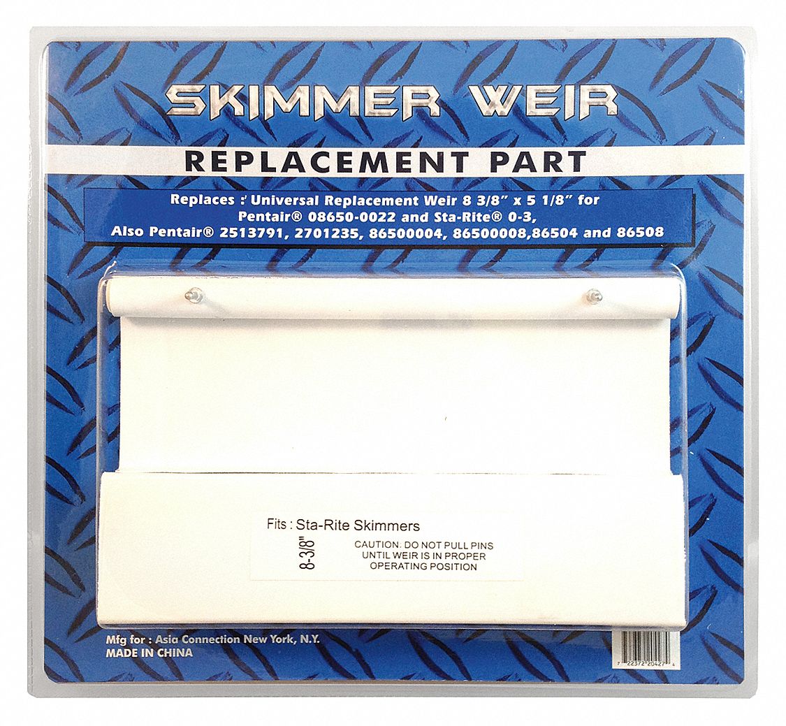 Skimmer Weir: Fits Sta-Rite Brand, For R240067
