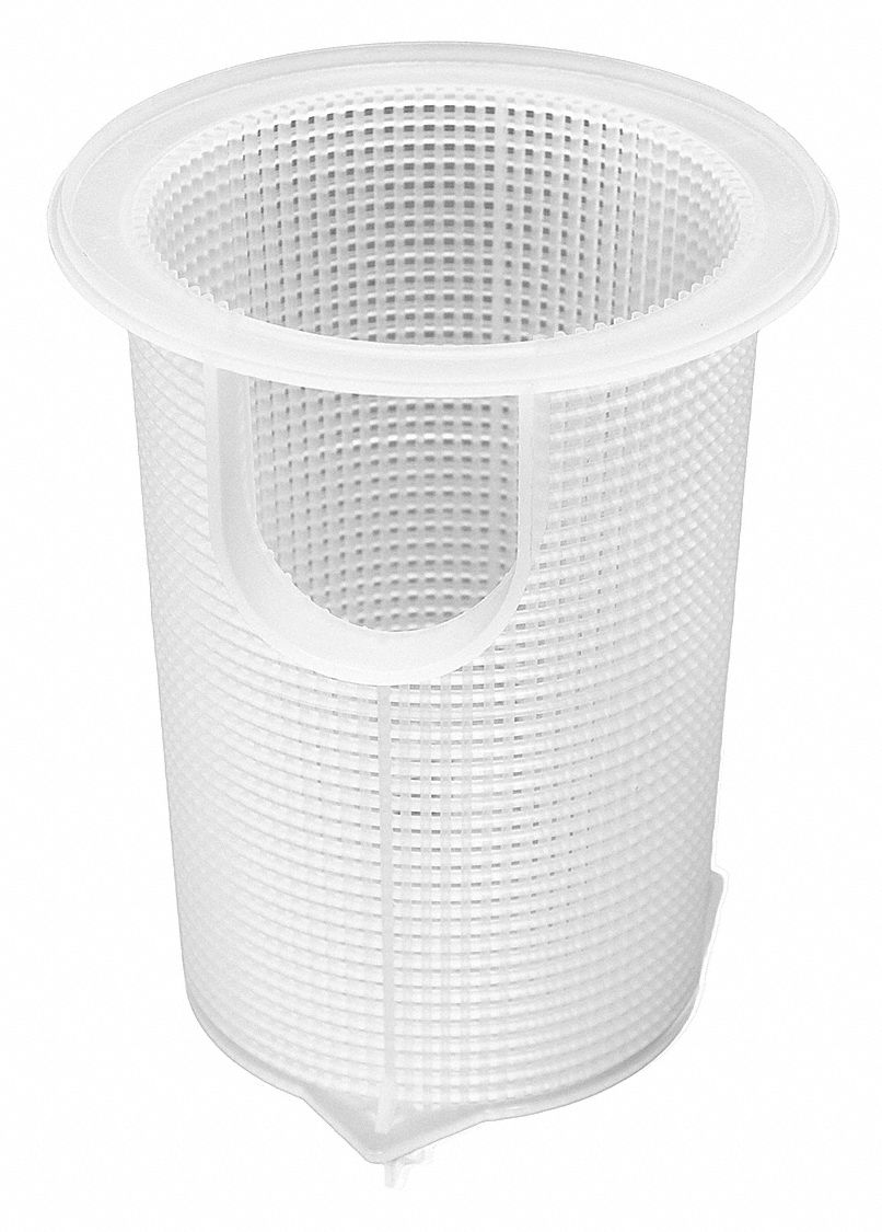 BLUE WAVE PRODUCTS, White, Plastic, Pump Basket - 32UX01|NEP4045 - Grainger