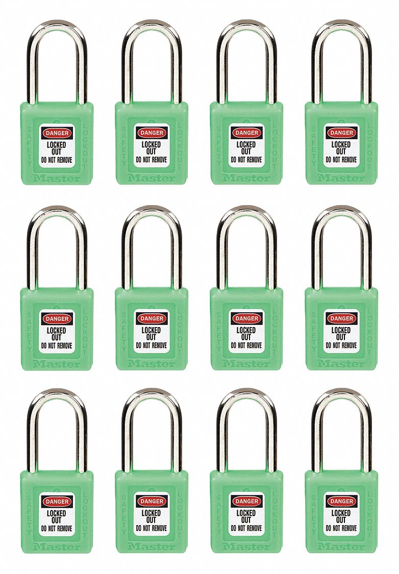 MASTER LOCK, Keyed Alike, Thermoplastic, Lockout Padlock - 32V010 ...