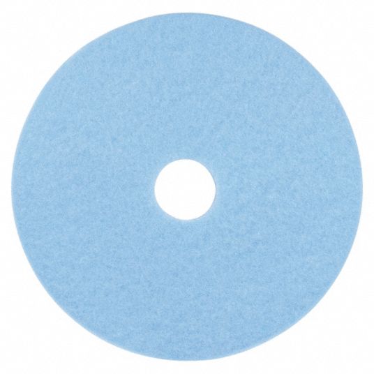 3M, Sky Blue, 17 in Dia, Burnishing Pad - 32V430|3050-17 - Grainger